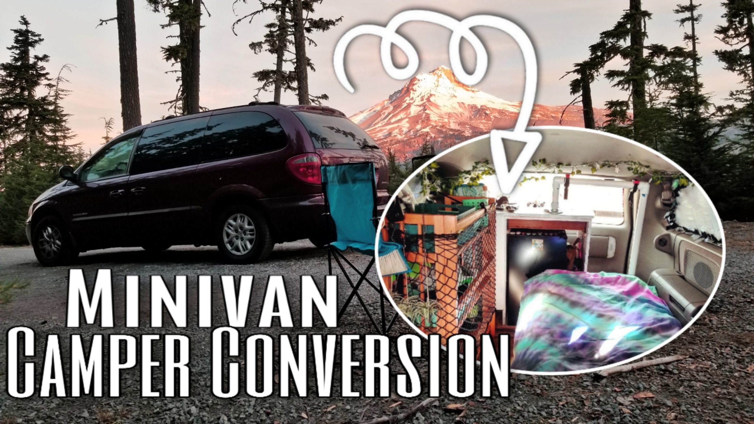Solo Female Builds Out Minivan Into Mini Camper Conversion